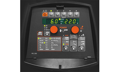 Synergický ovládací panel MS 300 pre zváračku FastMig M.